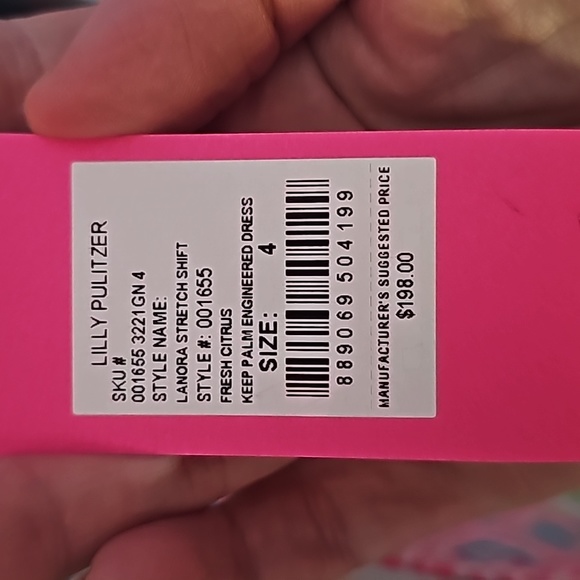 NWT Lilly Pulitzer Lanora dress size 4 - Picture 4 of 4